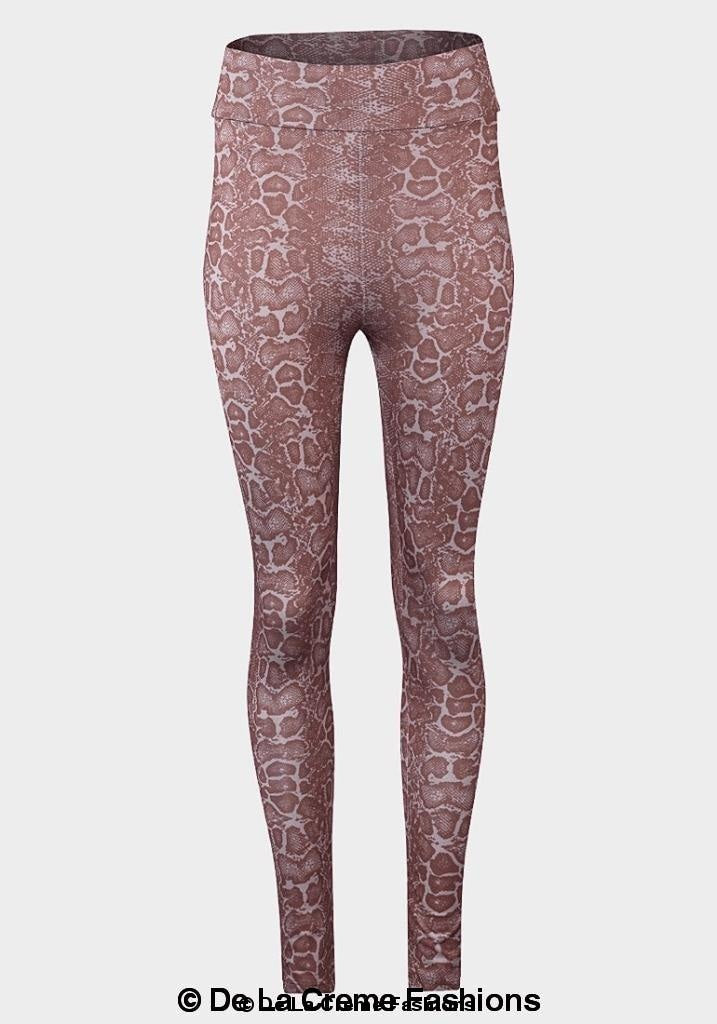 De La Creme - Ladies Animal Print Leggings