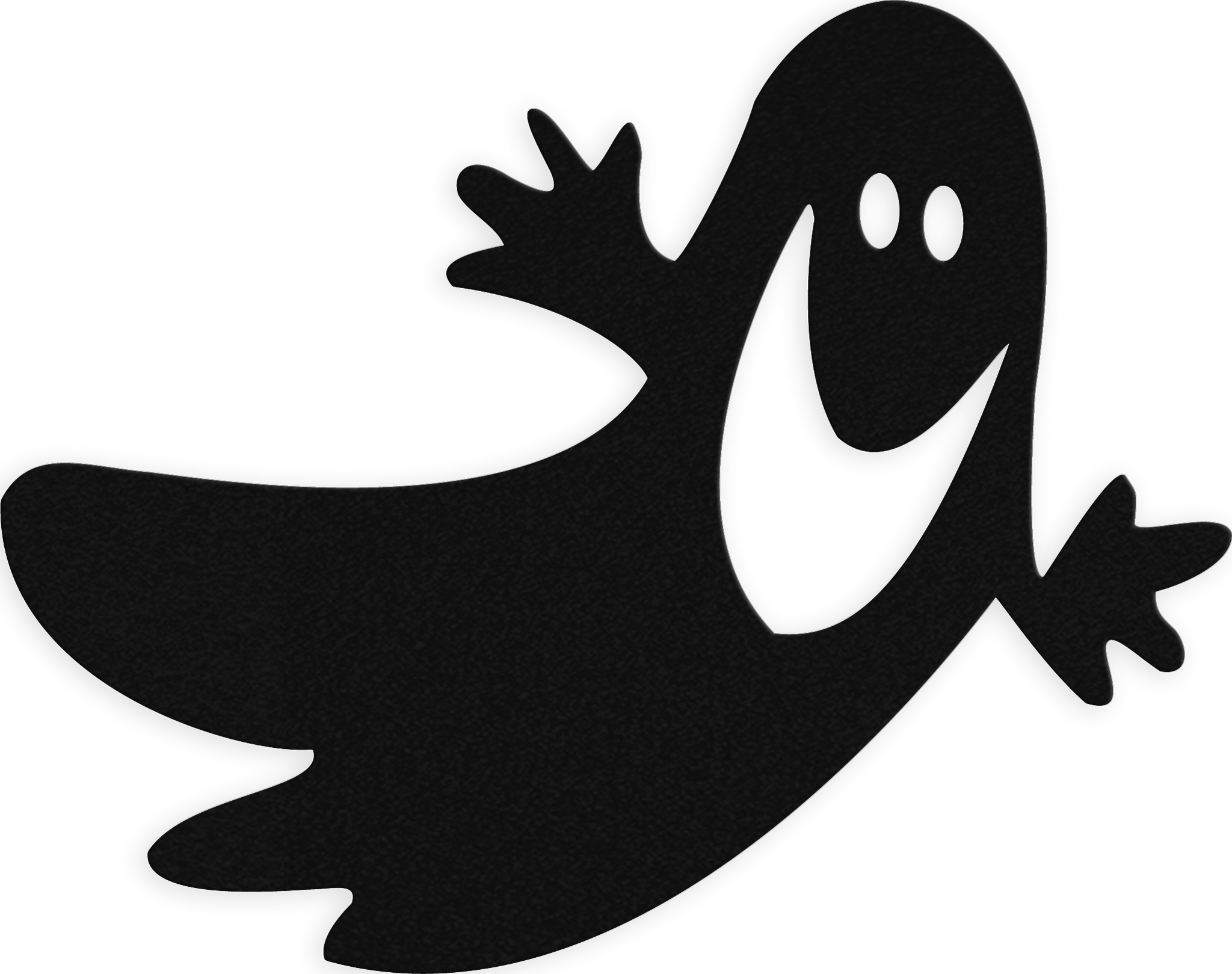 Flying Ghost - Metal Wall Art