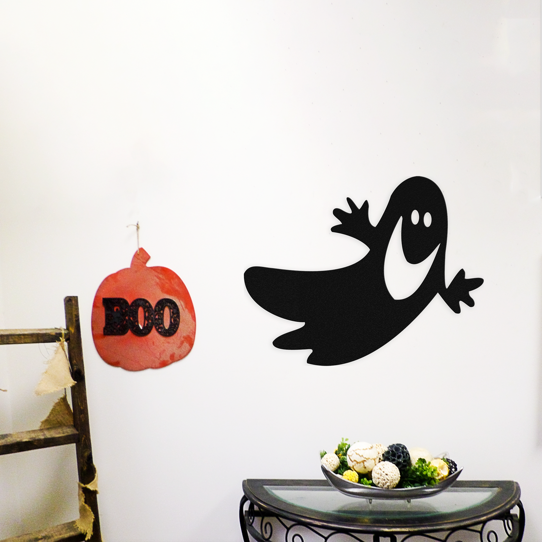 Flying Ghost - Metal Wall Art