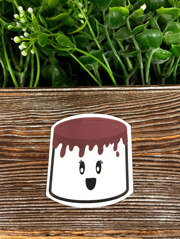 Chocolate Covered Marshmallow, Die Cut Sticker, Graphic Art Vinyl, ,