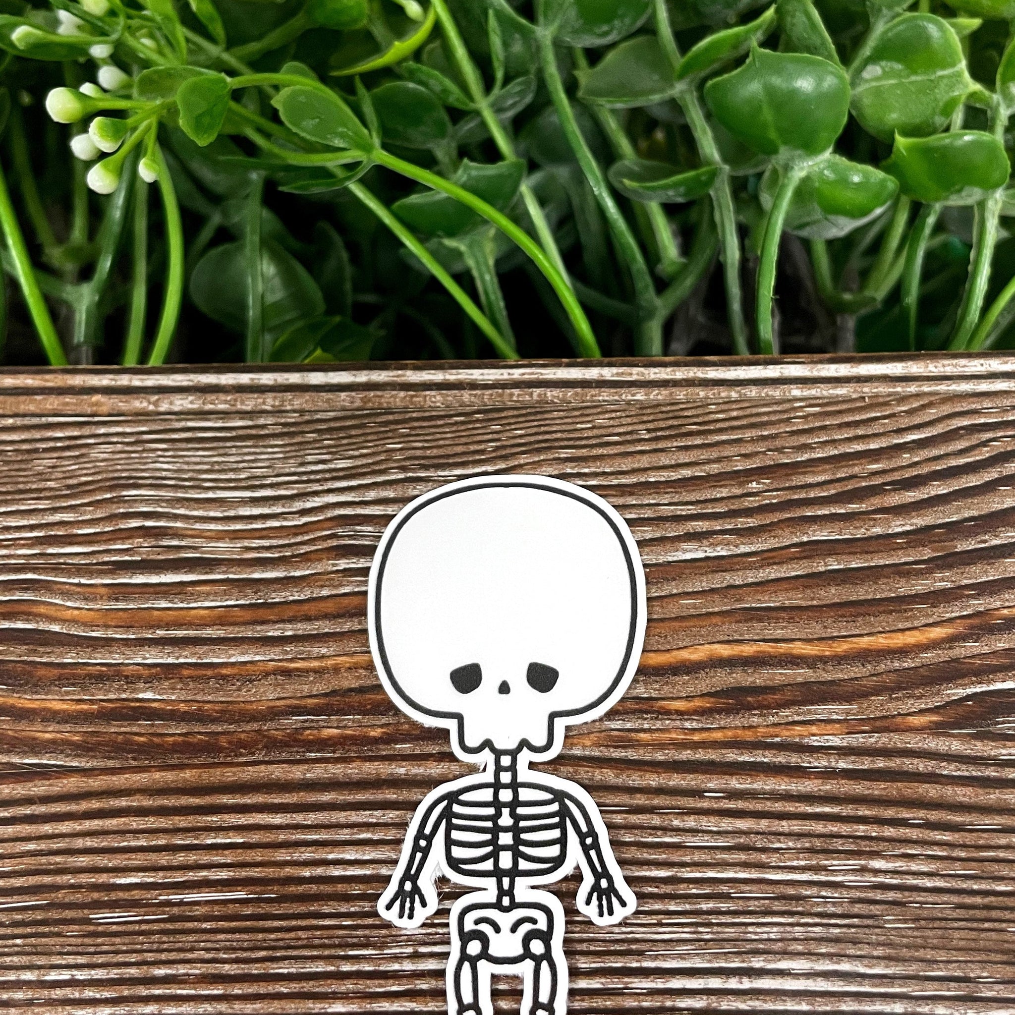 Cute Skeleton, Die Cut Sticker, Graphic Art Vinyl, , Boho Fun |Sticker