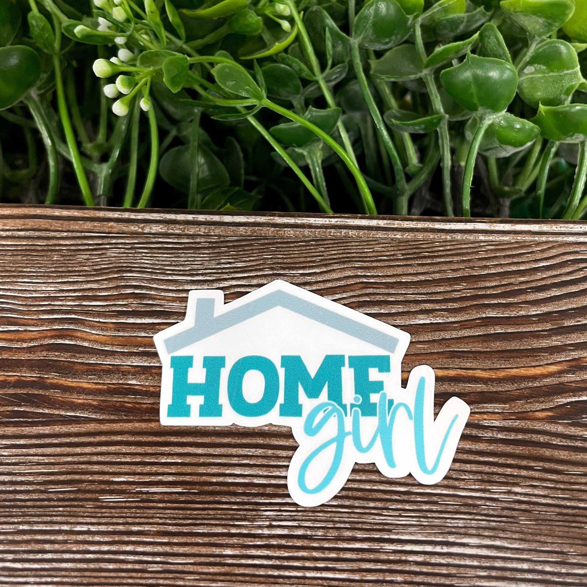 Home Girl Real Estate, Die Cut Vinyl Sticker, , Boho Fun, Water