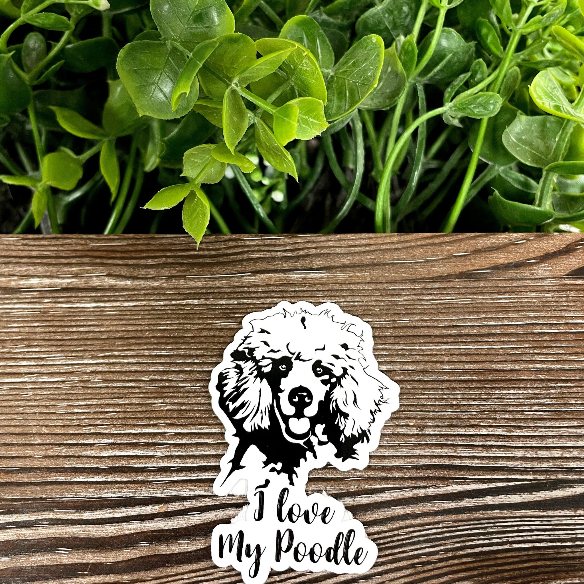 I Love my Poodle Sticker, Dog Breed |Sticker or Magnet