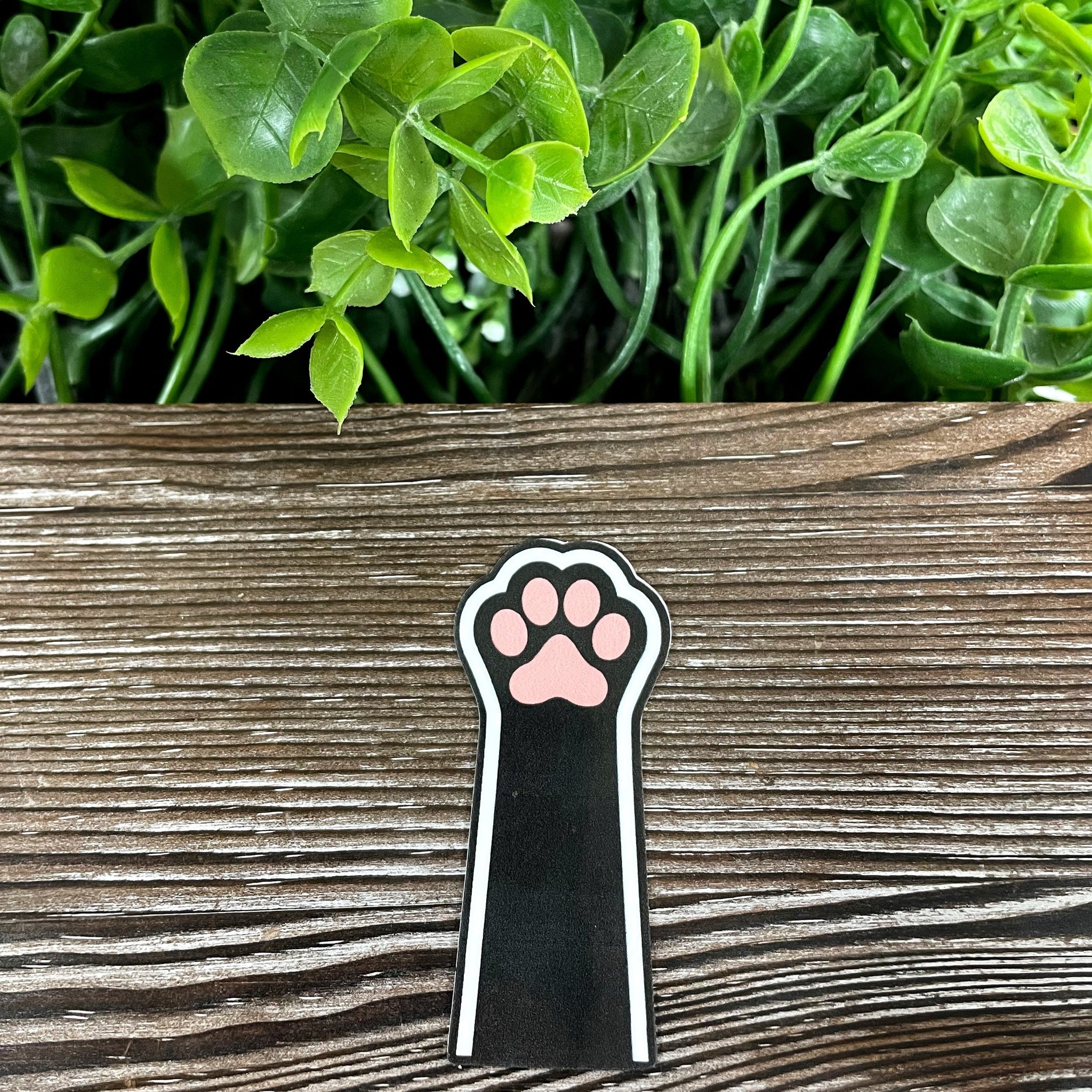 Black Cat Paw Sticker |Sticker or Magnet