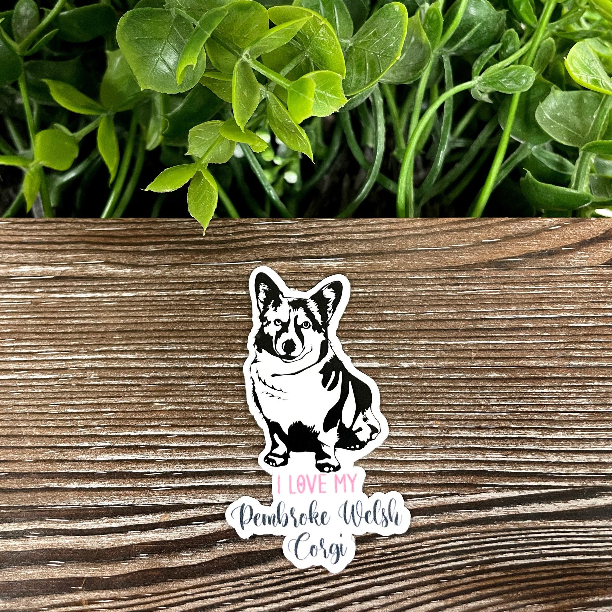 I Love my Pembroke Welsh Corgi Sticker, Dog Breed |Sticker or Magnet