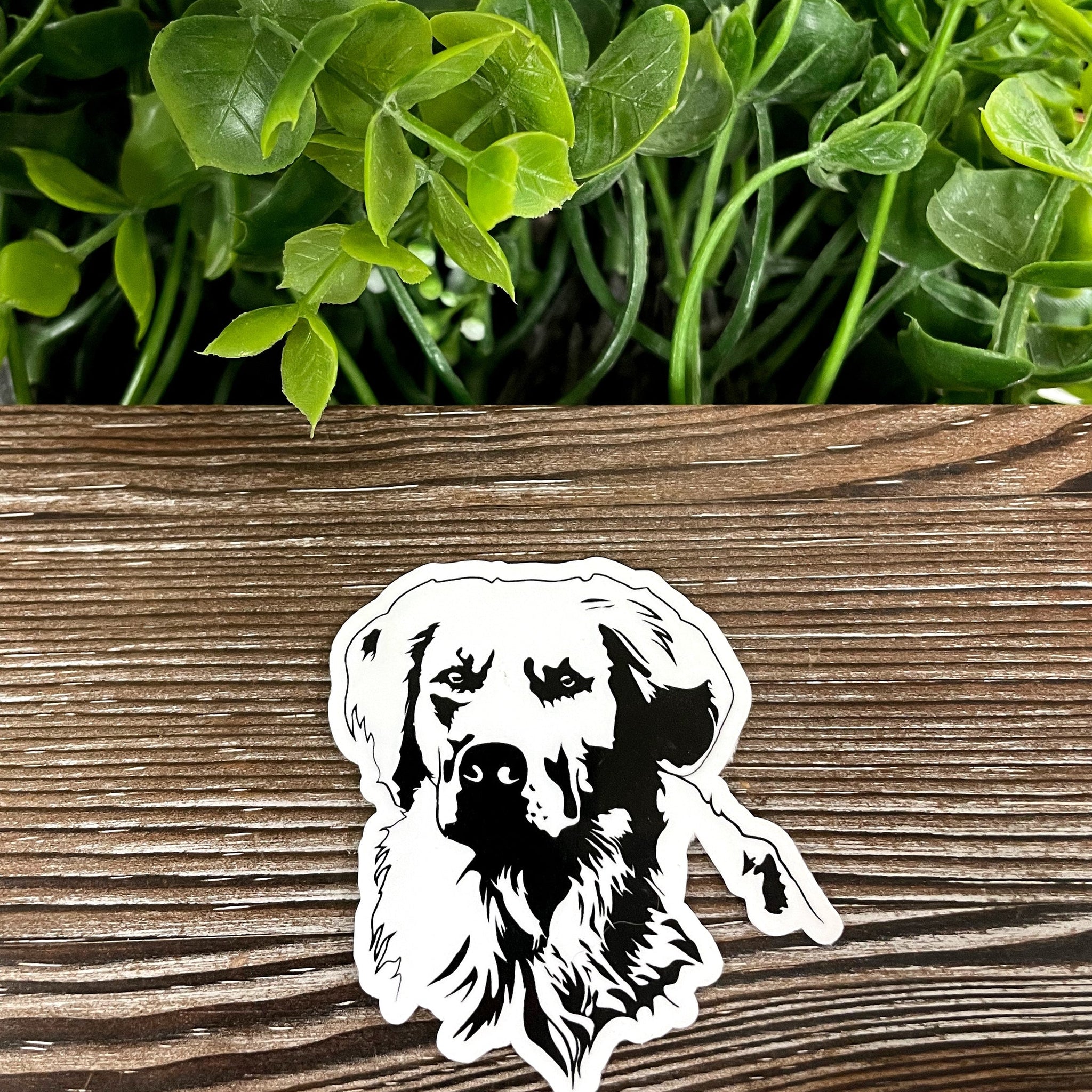 Golden Retriever Sticker |Sticker or Magnet
