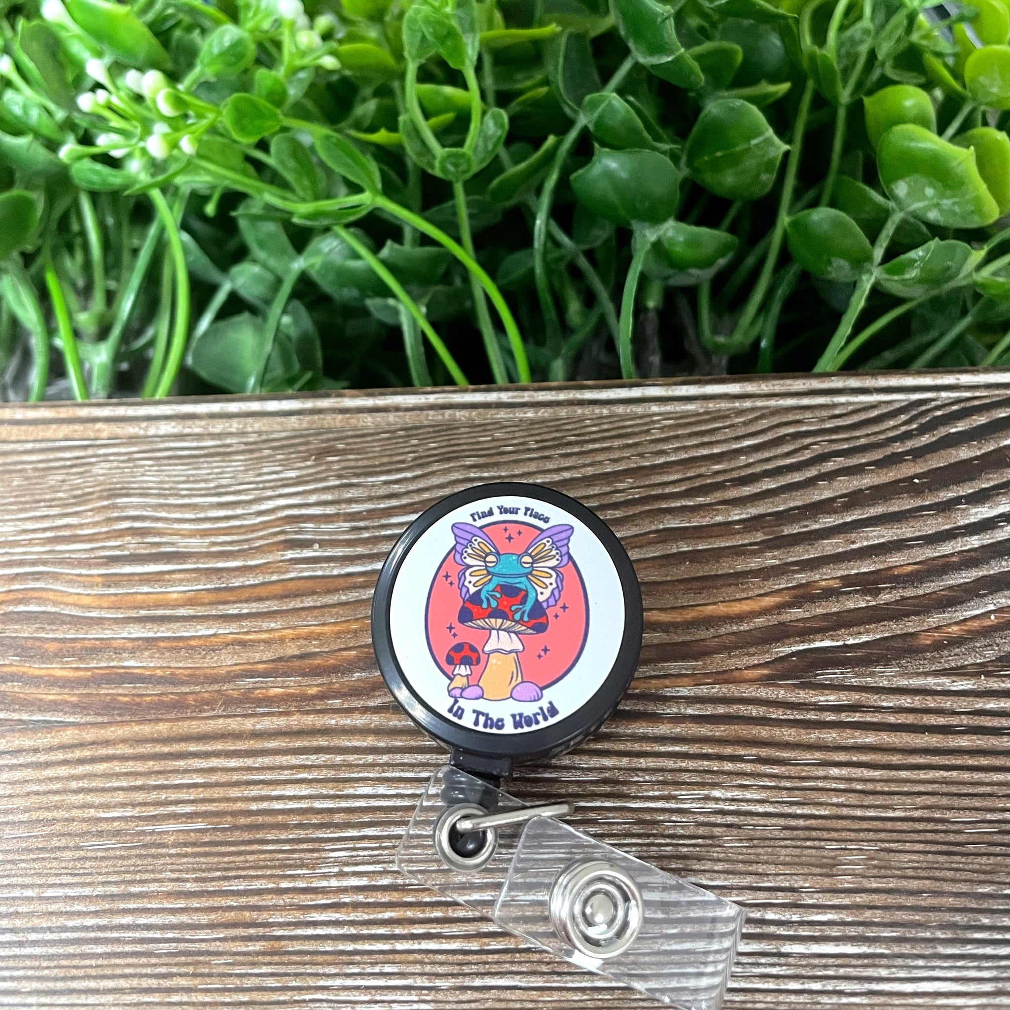 Find Your Place in the World, Retractable Badge Reel, , Boho Fun,