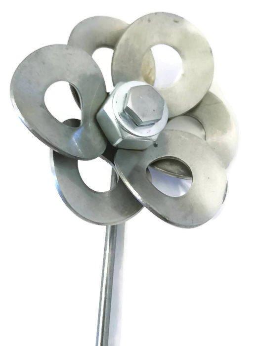 Metal Daffodil, Recycled Metal Daffodil, Steel Daffodil Sculpture,