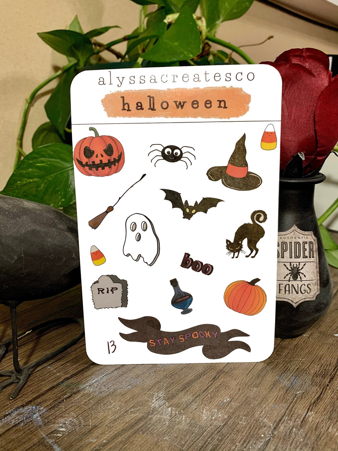Halloween Sticker Sheet