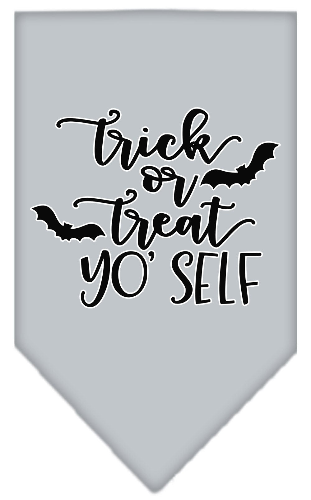 Halloween Pet and Dog Bandana Screen Printed, "Trick Or Treat Yo'