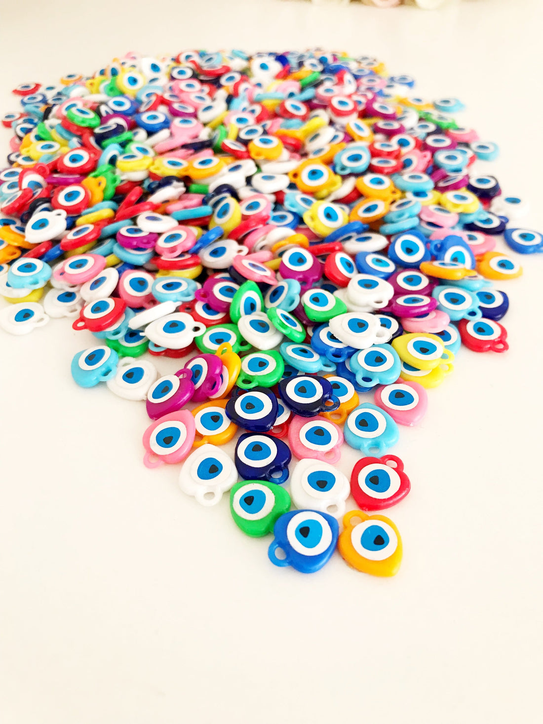 Resin evil eye bead wedding favors