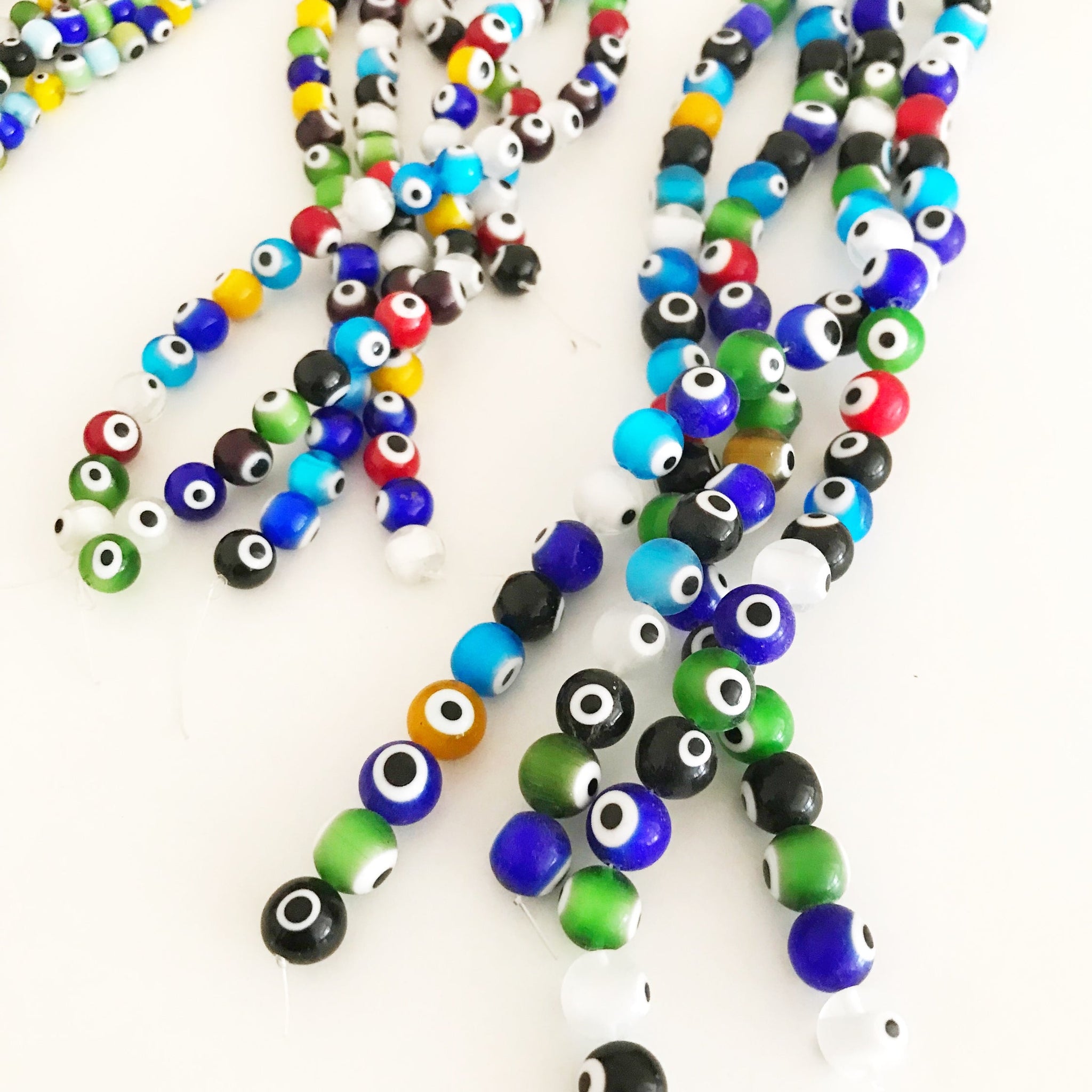 Round Evil Eye Beads Supplies