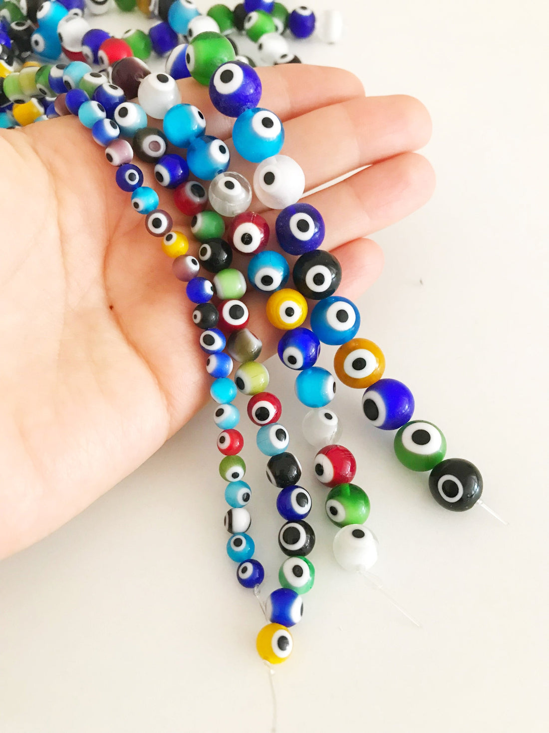 Round Evil Eye Beads Supplies
