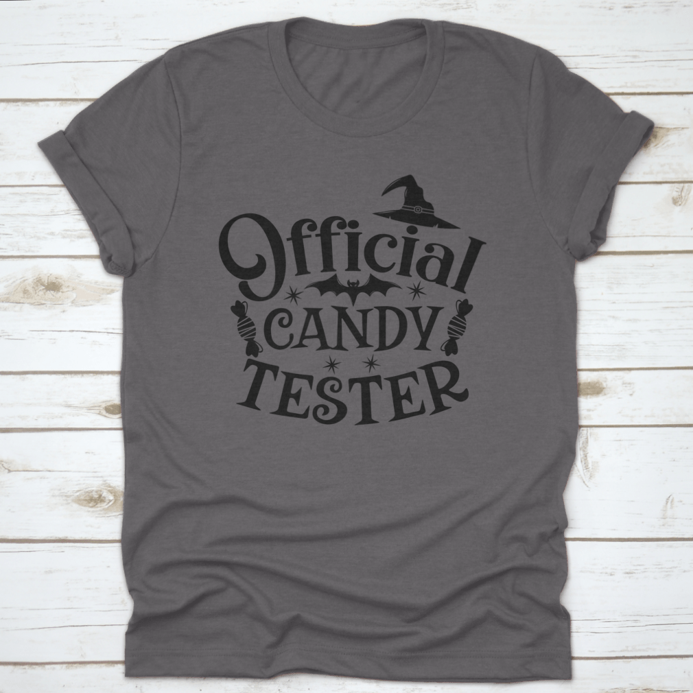 Official Candy Tester Vector Halloween Design for T-Shirt