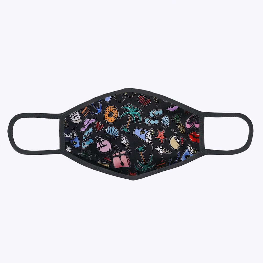 Beach Vibes 3-Layered Face Cover-PM0235