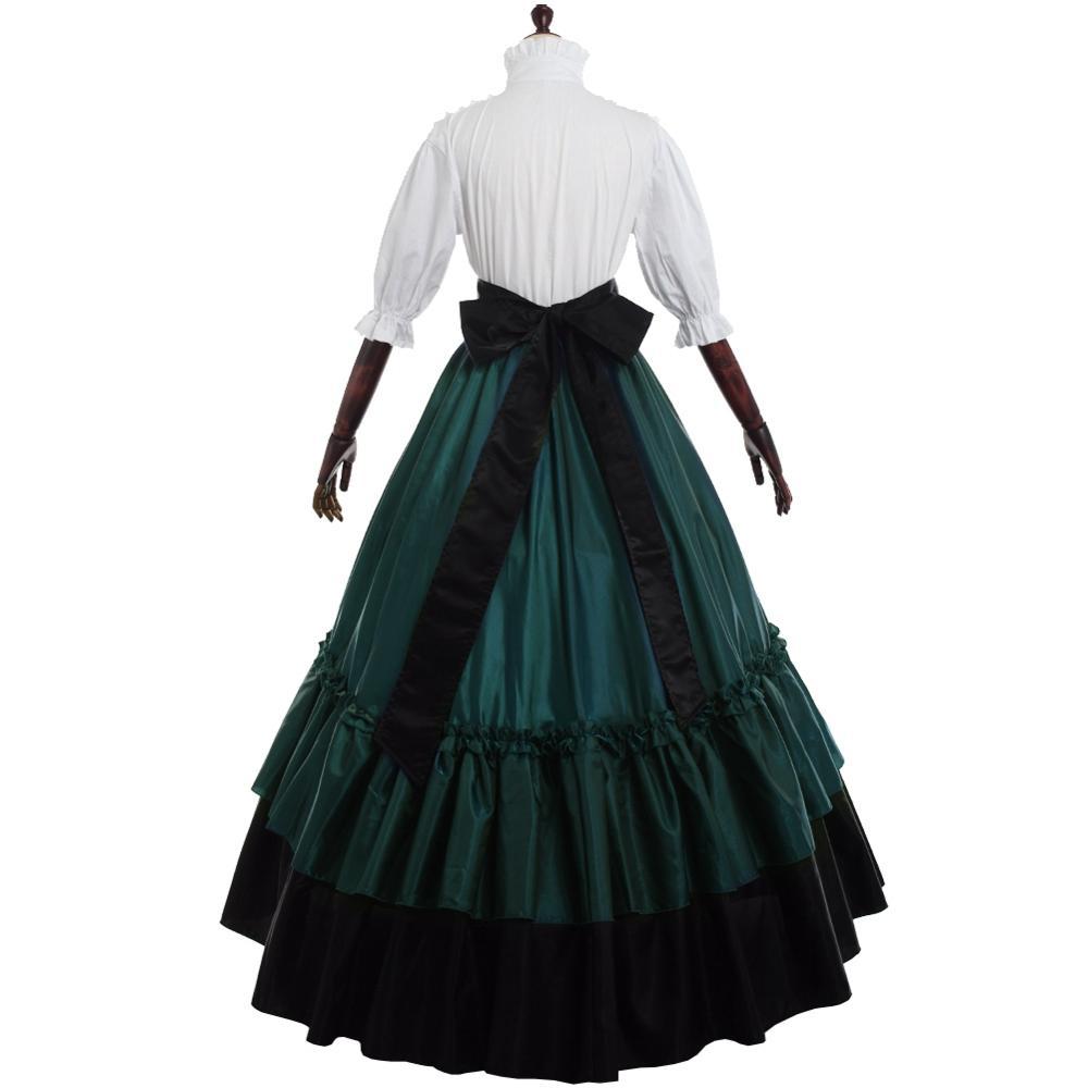Historical Gothic Victorian Dress Halloween Masquerade Party Ball