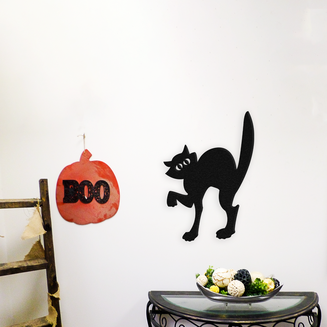 Sneaky Cat - Metal Wall Art